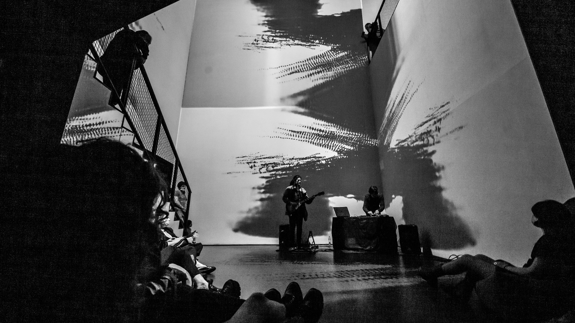 Abstract visual show and Ambavi live music for Holoseum Digital Museum, Tbilisi