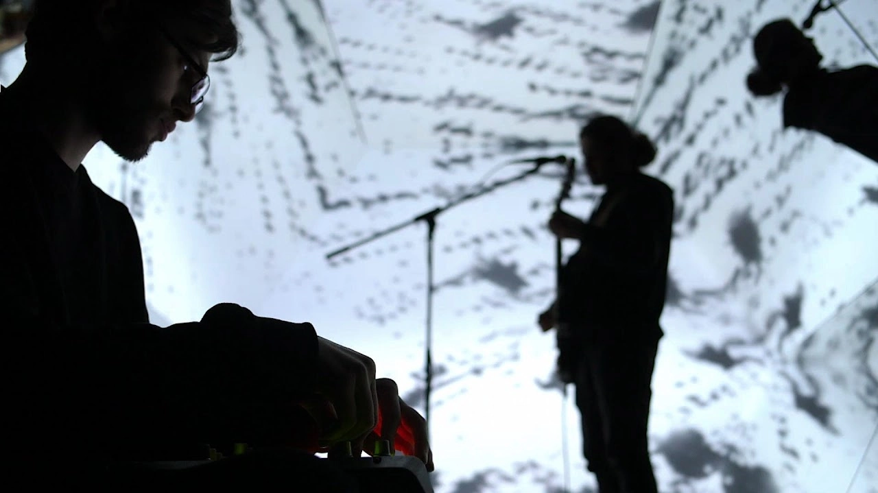 Immersive audiovisual concert show by musical group Ambavi at Holoseum, Tbilisi