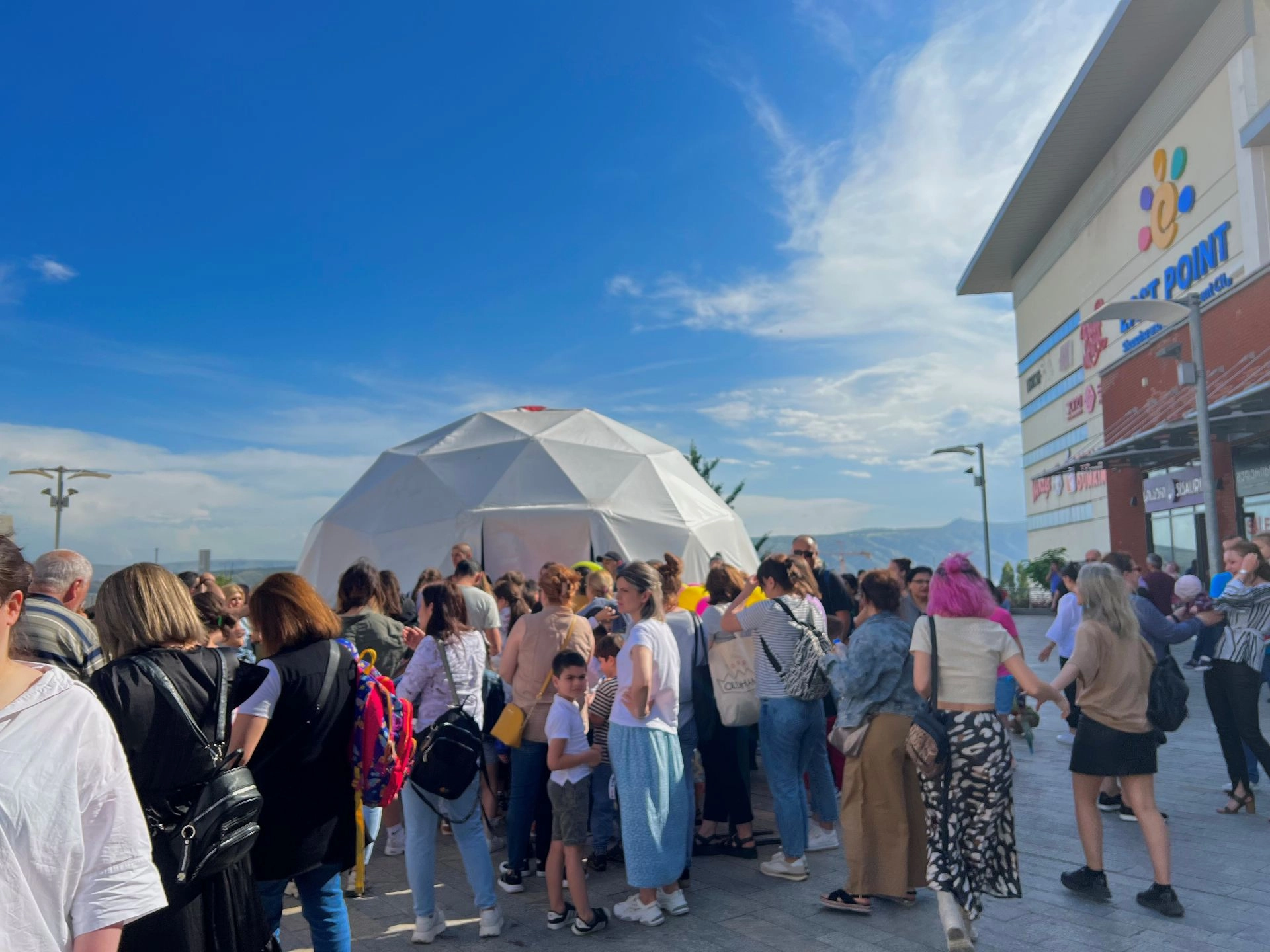 360-degree digital cinema at East Point for International Children's Day by Ambavi Creators, Tbilisi
