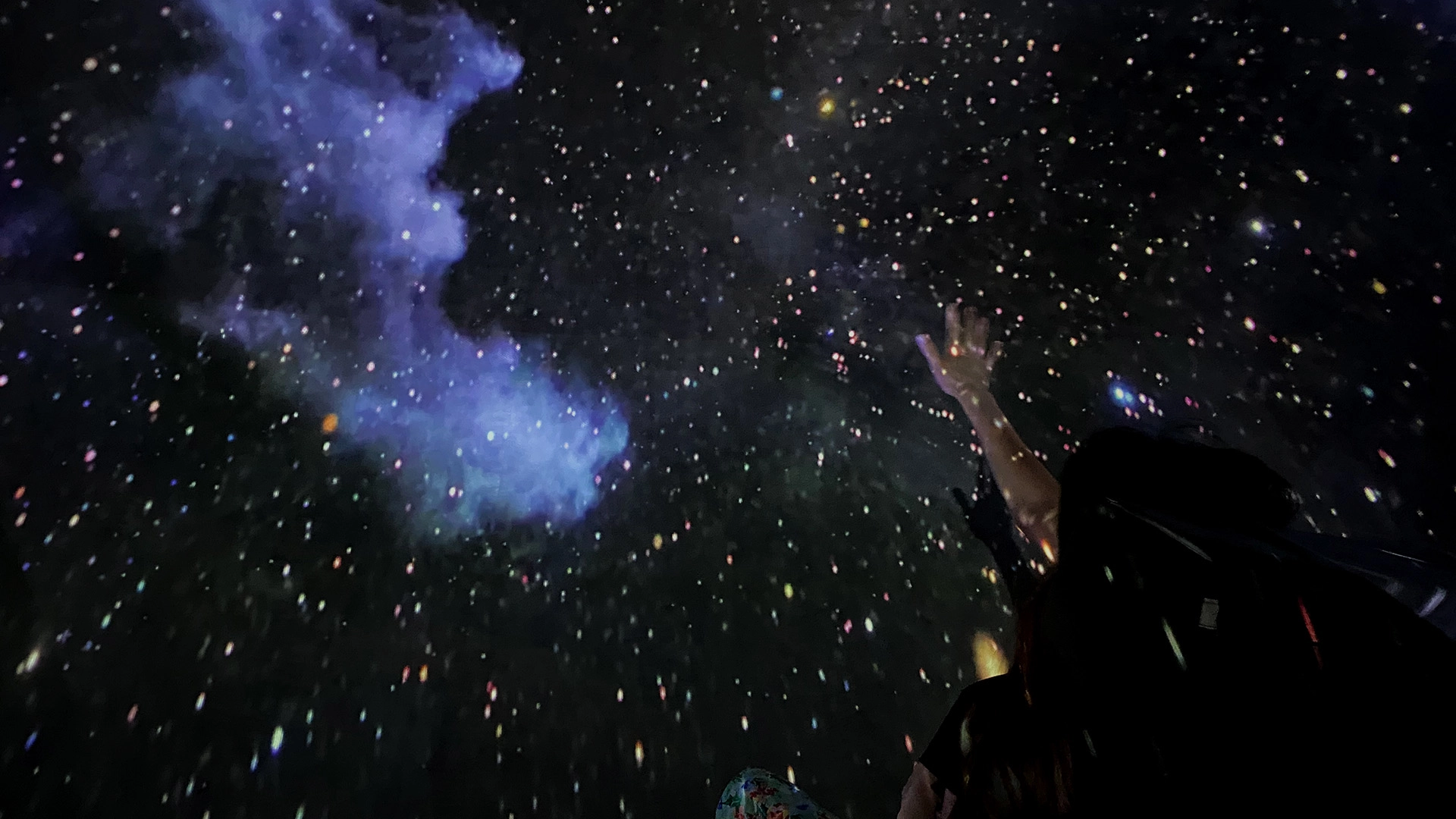 Immersive digital space adventure custom-built for 360-degree dome, East Point Tbilisi