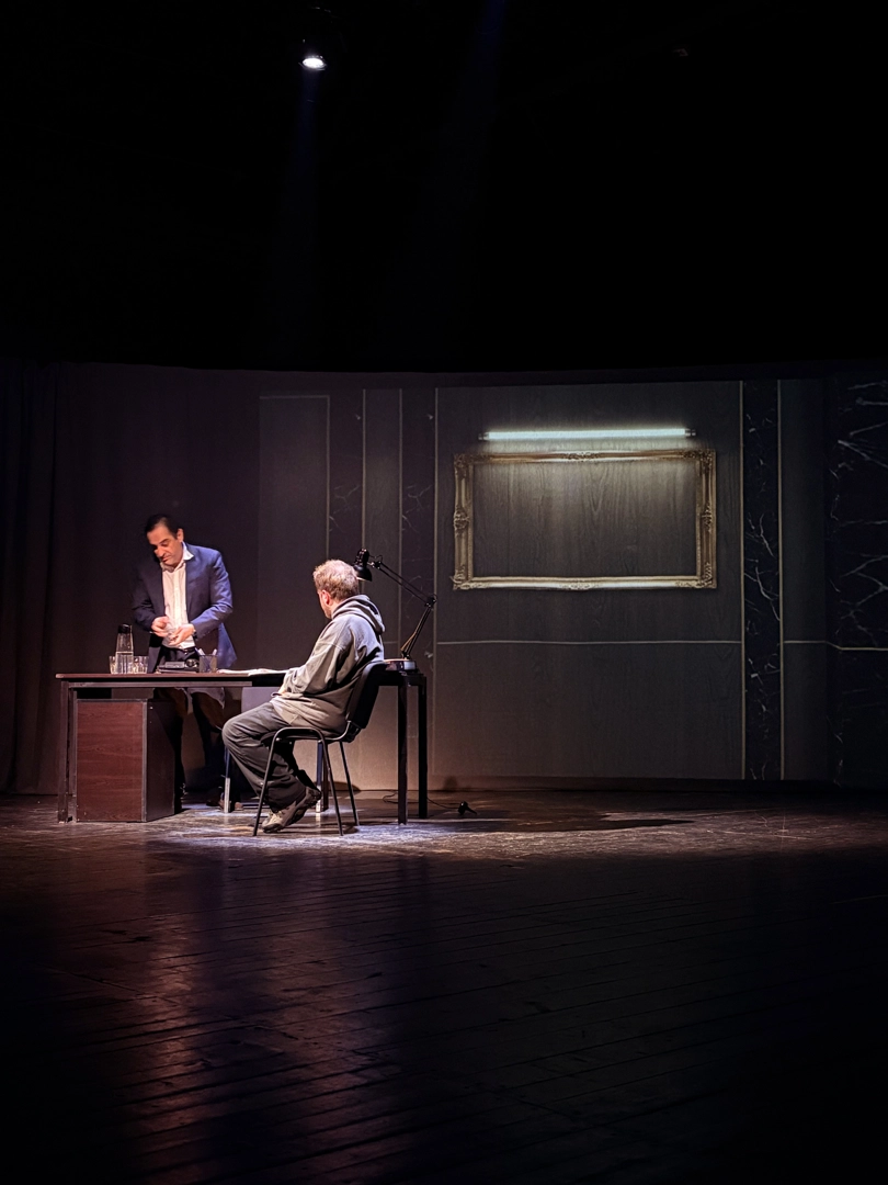 Scene from the interactive play Game Theory on the stage of City Theatre