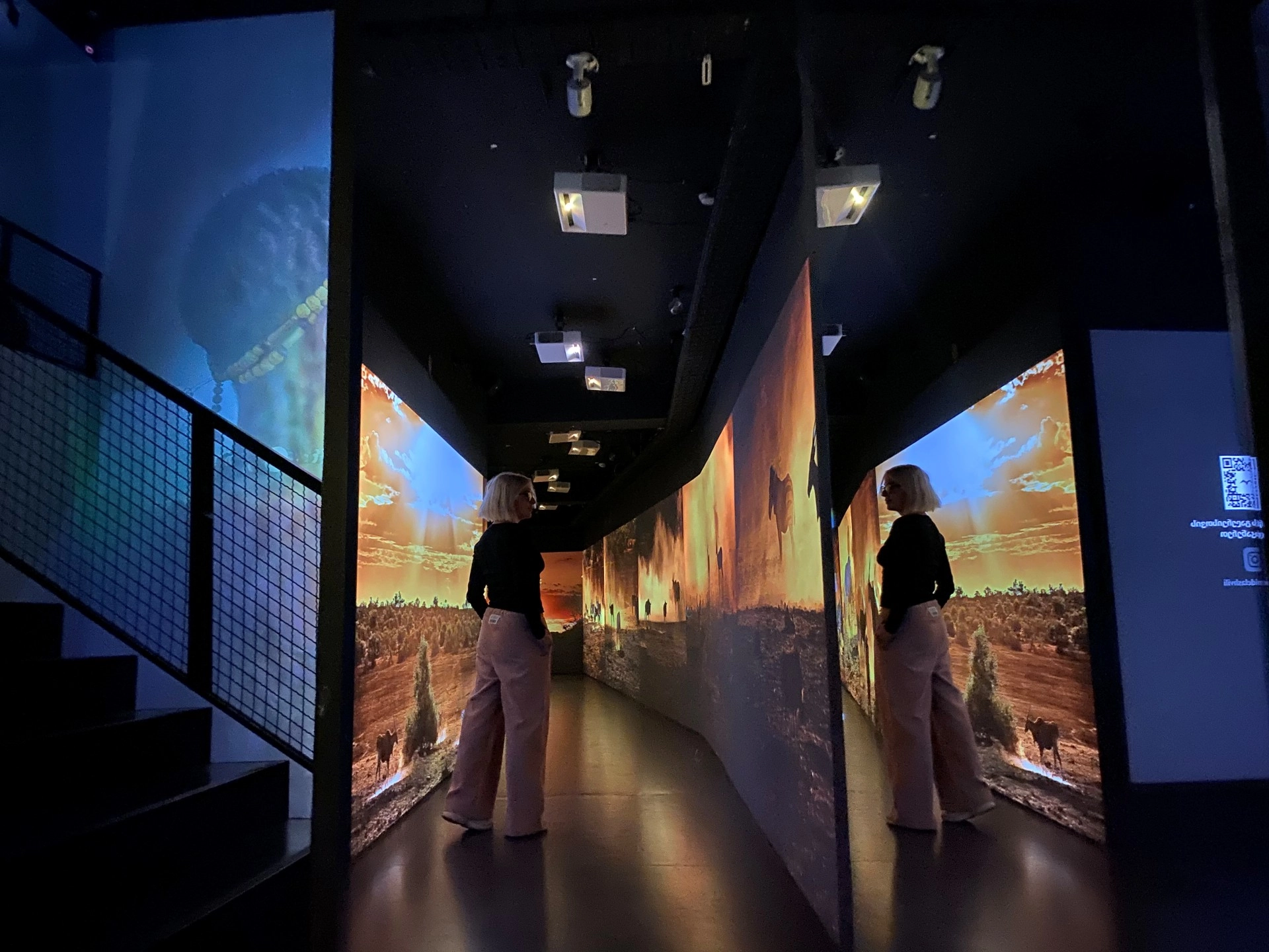 Georgian photographers immersive digital exhibition at Holoseum, Tbilisi